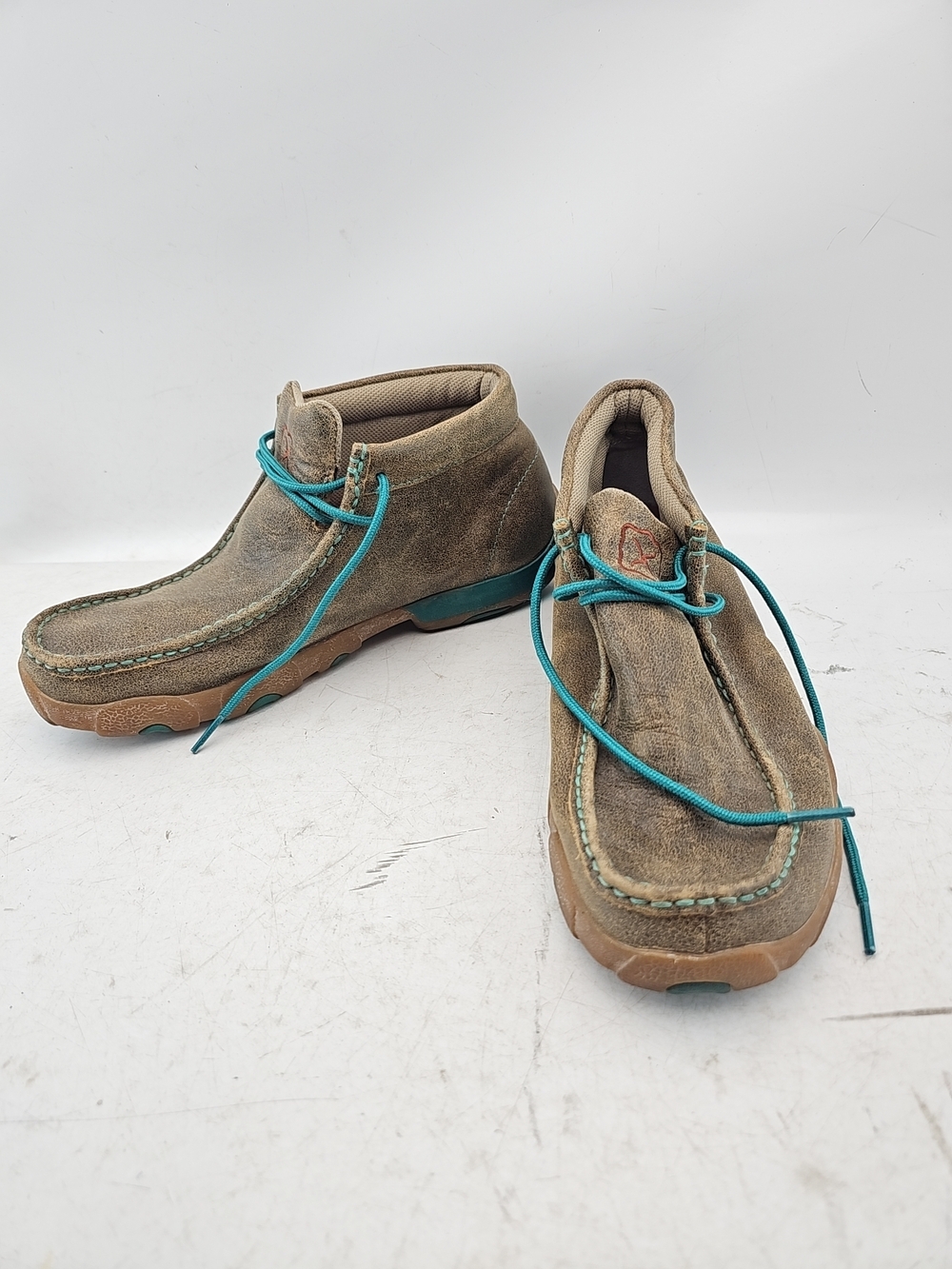 Twisted X Men's Brown Leather Driving Mocs Size 8